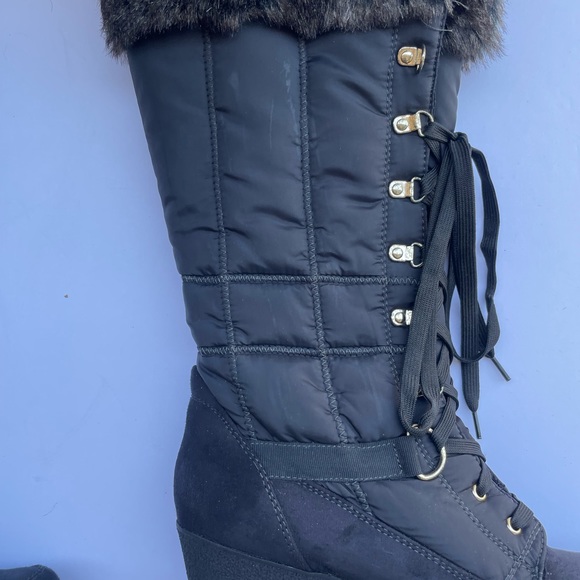 🛑SOLD!🛑Defective! Final Sale!! NIB Bebe RHEA Puffy Fur Boots PRICE FIRM!! - Picture 11 of 16